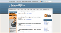 Desktop Screenshot of kademeliegitim.com