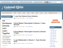 Tablet Screenshot of kademeliegitim.com